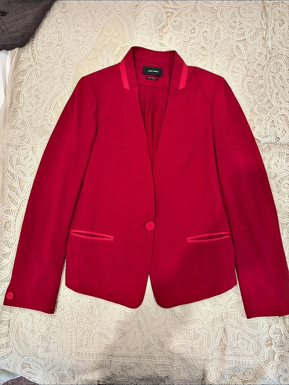 Isabel Marant Red Blazer Size 38